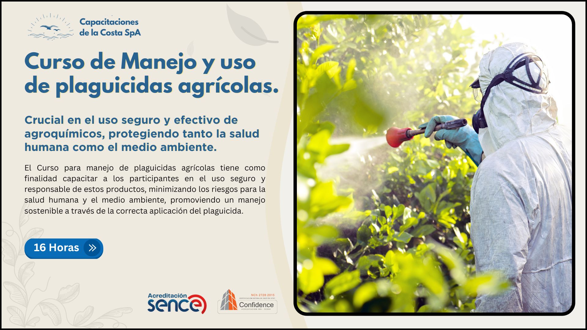 Curso de Manejo y uso de plaguicidas agrícolas